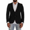 Blazer nero monopetto slim fit a due bottoni - IT48 - M