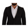 Blazer nero monopetto slim fit a due bottoni - IT48 - M