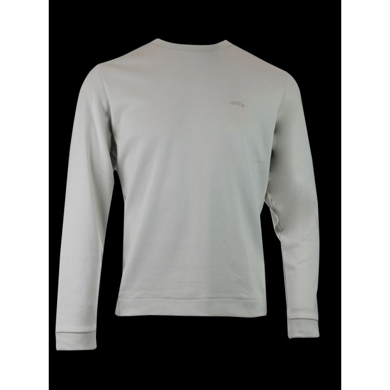 Felpa Girocollo In Cotone Beige - L