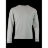 Felpa Girocollo In Cotone Beige - L