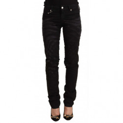 Jeans skinny decorati a...