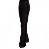 Jeans dritti taglio stivale denim cotone nero vita media - W28 - IT42