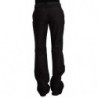 Jeans dritti taglio stivale denim cotone nero vita media - W28 - IT42
