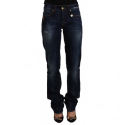 Jeans dritti denim cotone...
