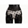 Intimo slip in raso di pizzo floreale bianco - IT4 - L