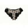 Intimo slip in raso di pizzo floreale bianco - IT4 - L