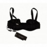 Reggiseno a balconcino in pizzo satinato a pois neri - IT1 - XS