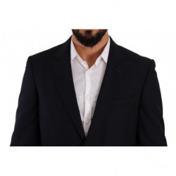 Abito formale monopetto in poliestere blu - IT49 - M