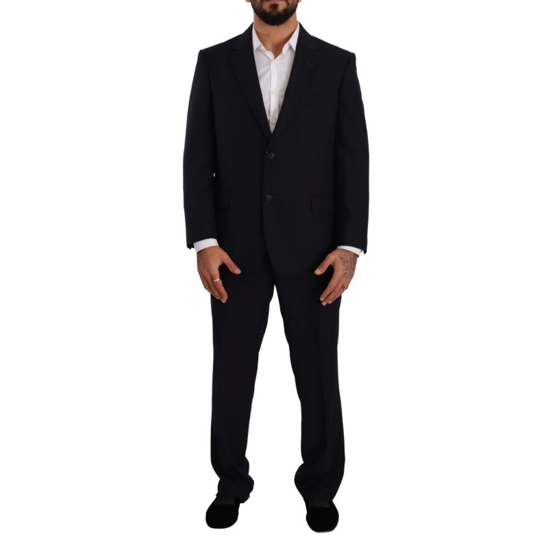 Abito formale monopetto in poliestere blu - IT51 - L