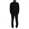 Abito formale monopetto in poliestere blu - IT51 - L