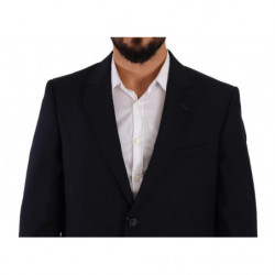 Abito formale monopetto in poliestere blu - IT51 - L