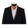 Abito formale monopetto in poliestere blu - IT51 - L