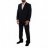 Abito formale monopetto in poliestere blu - IT51 - L