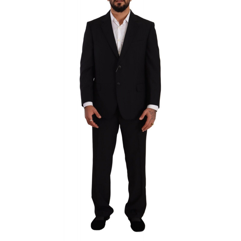 Abito formale monopetto in poliestere nero - IT51 - L
