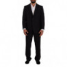 Abito formale monopetto in poliestere nero - IT51 - L