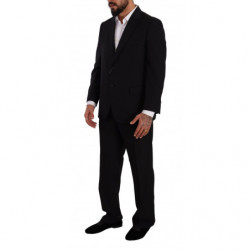 Abito formale monopetto in poliestere nero - IT51 - L