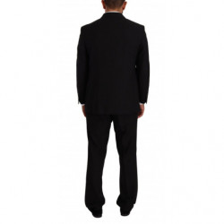 Abito formale monopetto in poliestere nero - IT51 - L