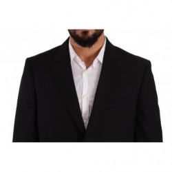 Abito formale monopetto in poliestere nero - IT51 - L