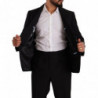 Abito formale monopetto in poliestere nero - IT51 - L