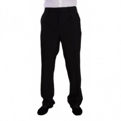 Abito formale monopetto in poliestere nero - IT51 - L