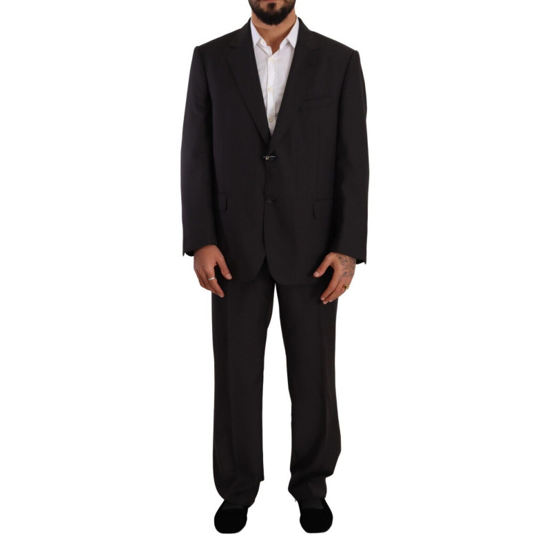 Abito formale monopetto in poliestere grigio - IT55 - XL