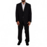 Abito formale monopetto in poliestere nero - IT55 - XL