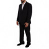 Abito formale monopetto in poliestere nero - IT55 - XL