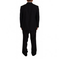 Abito formale monopetto in poliestere nero - IT55 - XL