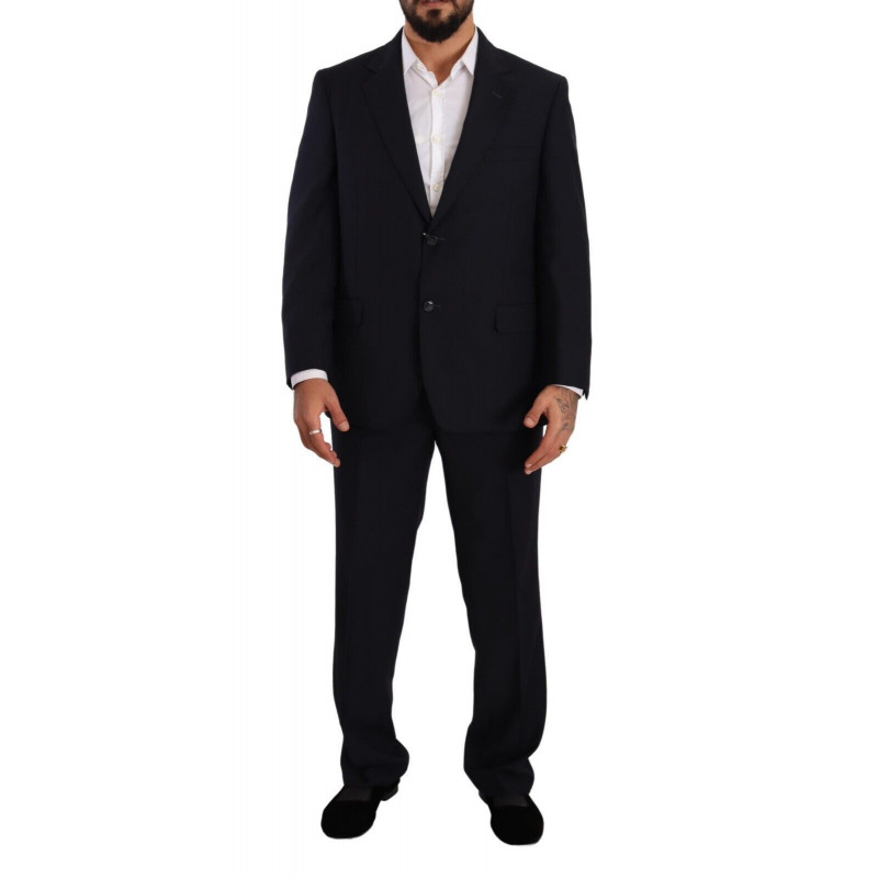 Abito formale monopetto in poliestere blu - IT51 - L