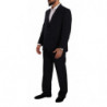 Abito formale monopetto in poliestere blu - IT51 - L