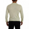 Maglione pullover a maniche lunghe con scollo a V giallo - IT48 - M