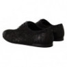 Scarpe Oxford da uomo in pelle di caimano nero - EU44/US11