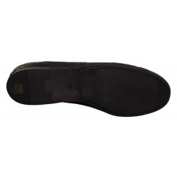 Scarpe Oxford da uomo in pelle di caimano nero - EU44/US11