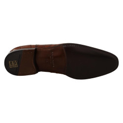 Scarpe derby formali da uomo pelle coccodrillo marrone - EU44/US11