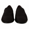 Mocassini con pantofole in broccato floreale nero - EU39/US6