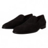 Mocassini con pantofole in broccato floreale nero - EU39/US6