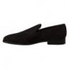 Mocassini con pantofole in broccato floreale nero - EU39/US6