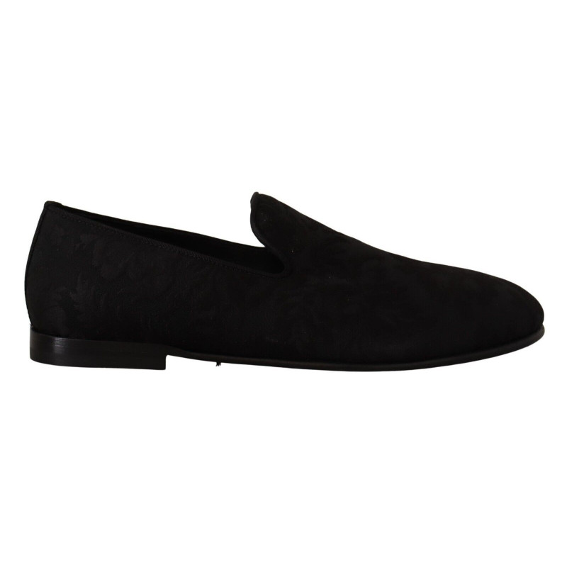 Pantofole Jacquard Nere Appartamenti Mocassini Scarpe - EU40/US7