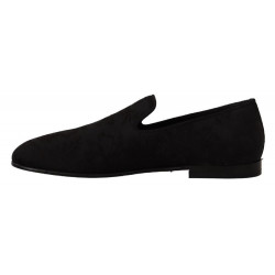 Pantofole Jacquard Nere Appartamenti Mocassini Scarpe - EU40/US7