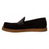 Scarpe mocassino slip on in pelle scamosciata marrone - EU44/US11