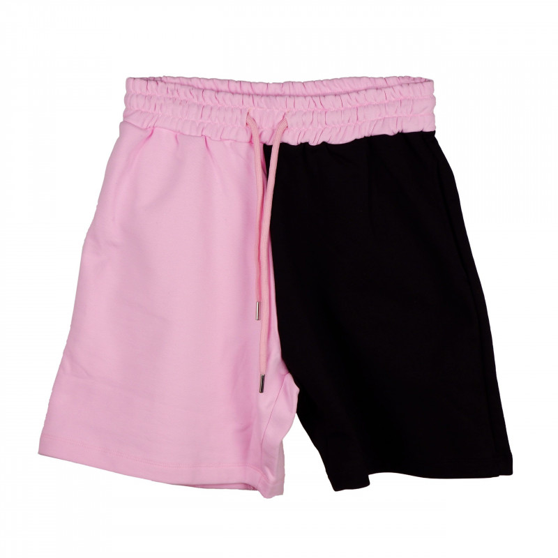 Pantaloncini in cotone rosa - XS