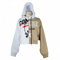 Maglione in cotone bianco - S