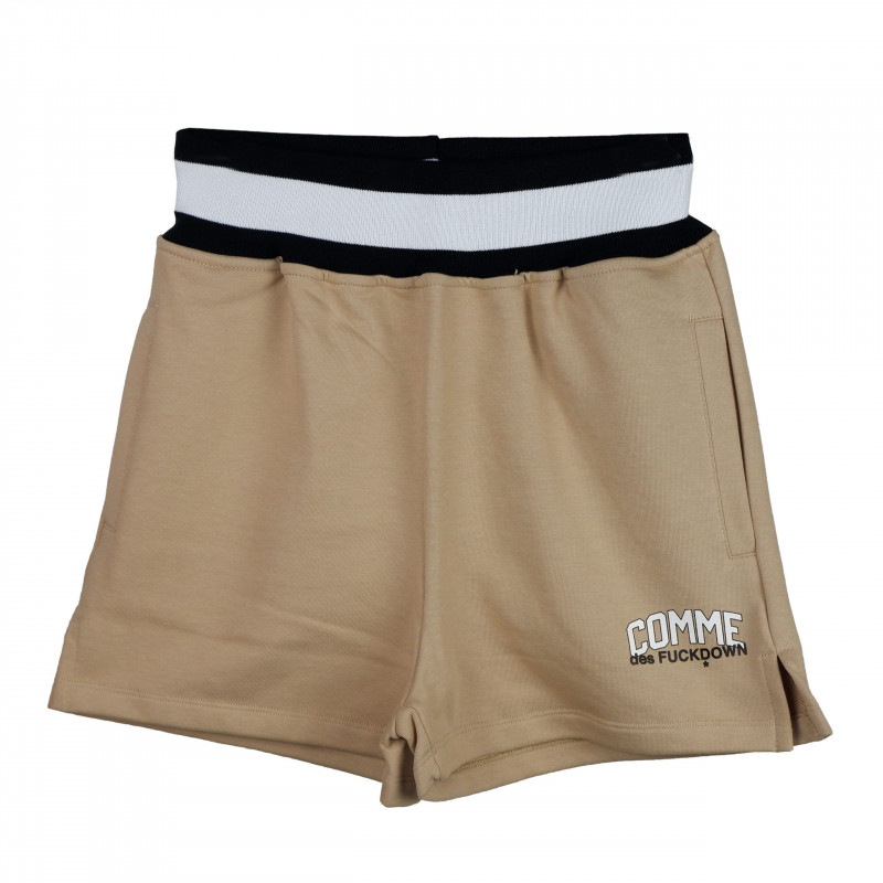 Pantaloncini in cotone beige - S