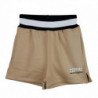 Pantaloncini in cotone beige - S