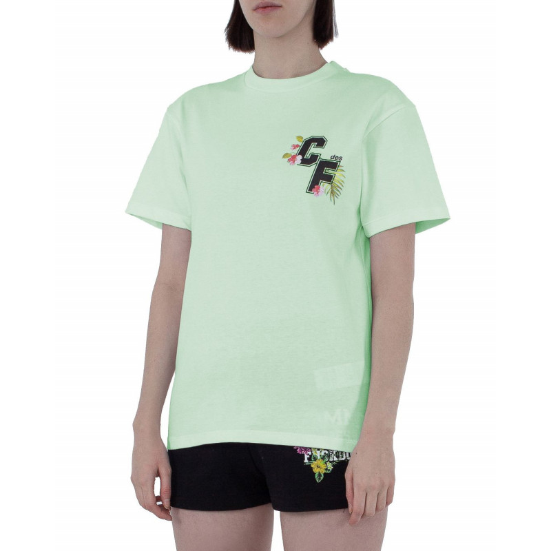 Top e maglietta in cotone verde - M