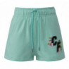 Pantaloncini in cotone verde - M