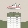 Sneakers alte in rilievo - EU40/US7