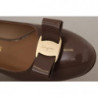 Scarpe décolleté in pelle di vitello naplak marrone - EU35.5/US5