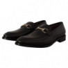 Scarpe formali mocassino in pelle di vitello nera - EU43.5/US9.5