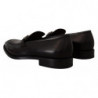 Scarpe formali mocassino in pelle di vitello nera - EU43.5/US9.5